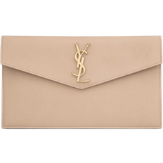 Saint Laurent Uptown Pouch - Dark Beige
