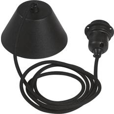 Guld Lampupphängningar PR Home Textile Black Suspension