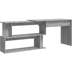 vidaXL 200x50x76 konstrueret træ sonoma-eg Skrivebord 200x200cm