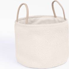 Cylindrical Baskets OHS Boucle Storage Cream Basket 30cm 30cm