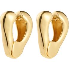 Diamanter - Guldbelagt Øreringe Pilgrim Free Earrings Gold Plated - Gold