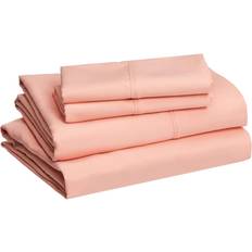 Amazon Lightweight Super Soft Bed Sheet Pink (259x228.6cm)