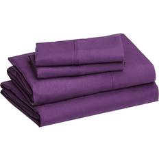 Amazon Lightweight Super Soft Bed Sheet Purple (259x228.6cm)