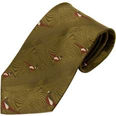 Ties Bisley Polyester Handmade Tie - Duck Striped