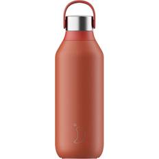 Med håndtag - Rød Termoflasker Chilly’s Series 2 Termoflaske 0.5L