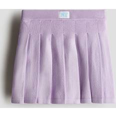 Purple Skirts Children's Clothing H&M Pleated Fine-Knit Skirt - Light Purple