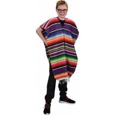 Adult Capes & Ponchos Us Toy MX366A Colorful Economy Poncho - Adult