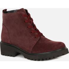 Lucille Womens Ankle Boots - Red