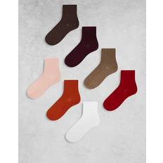 Soft Rib Ankle Sock 7 Pack - Multi