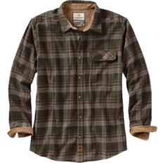 Legendary Whitetails Men's Buck Camp Flannel Shirt - Forest Plaid