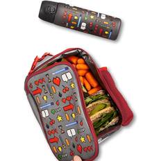 ION8 Gamer Lunch Bag Leak Proof Bundle Water Bottle