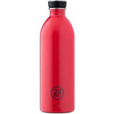 24 Bottles Urban Hot Red Water Bottle 1L