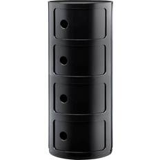 Kartell Componibili Black Storage Cabinet 32x77cm