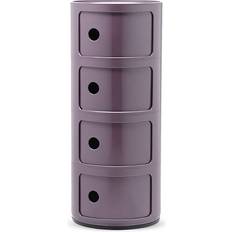 Kartell Componibili Violet Storage Cabinet 32x77cm