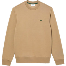 Lacoste Fleece Crewneck Sweatshirt - Beige