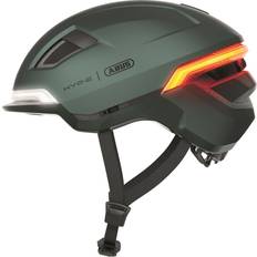 Abus cykelhjelm med lys ABUS Hyp-E Jungle Green Cykelhjelm L