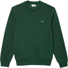 Lacoste Men's Fleece Crew Neck Sweatshirt - Dark Green