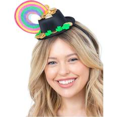 Headgear Smiffys Pot O'Gold Mini Hat Rainbow Headband