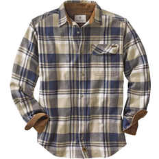 Legendary Whitetails Men's Buck Camp Flannel Shirt - Shale Plaid