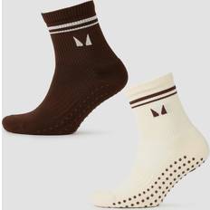 MP Pilates Socks Pakke Med To - Soft Cream/Chocolate