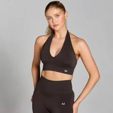 Myprotein Tempo Seamless Halterneck Bra - Chocolate