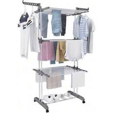 4 Tier Extra Large Clothes Airer Indoor Foldable Outdoor Laundry Dryer Rack