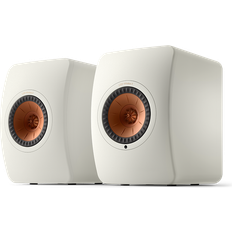 Bluetooth - Högtalaranslutningar Studiomonitorer KEF LS50 Wireless II Mineral White