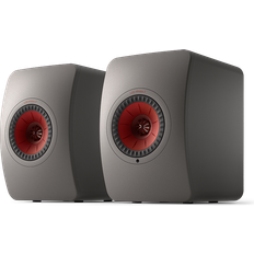 Bluetooth - Högtalaranslutningar Studiomonitorer KEF LS50 Wireless II Titanium Grey