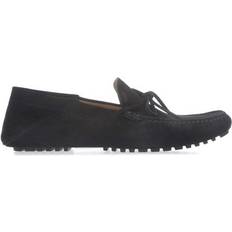 Blue - Men Moccasins BOSS Driver Moccasin Shoes - Blue