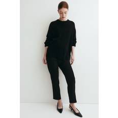 Svart Mama Byxa Med Pressveck Size M
