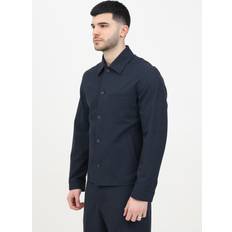 Selected Homme Overtøj Selected Homme Overgangsjakke Slhrobert Hybrid Skjorte - Natblå