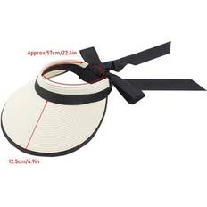 Women Adjustable Wide Brim Bowknot Hat