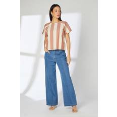 Stripes - Women Blouses Principles Terracotta Top Womens Daywear Tops