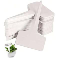 Shein Pure White 50 Pieces T-Shaped Plant Labels