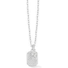 Men - White Necklaces Dower & Hall Men's Humbug Necklace Silver