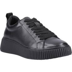 Hush Puppies Adult Trainers Hush Puppies Harlow Leather Trainers - Black/Black