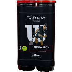 Tennis Wilson Tour Slam 4 Tennis Ball Can 2-Pack Yellow