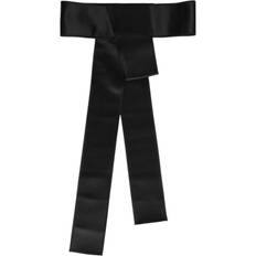 Silke/Siden Skärp Dolce & Gabbana Satin Brett Midjebälte Accessoarer Dam Svart