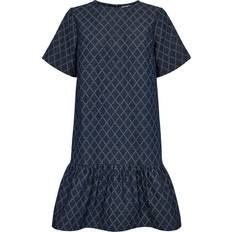 Nümph Kjoler Nümph Kjole Nelly Opal Blue Denim Dress - Blå