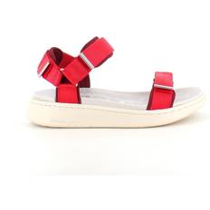 Rød Sandaler Woden Line Fire Red Flade Sandals - Rød
