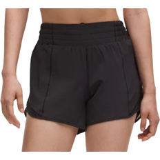 Dam Byxor & Shorts Lululemon Hotty Hot Shorts Mit Hohem Bund Und Liner - Black
