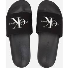Calvin Klein Herre Badesandaler Calvin Klein Jeans Monogram CV Sliders - Black