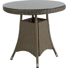 Glas Trädgårdsmatbord Brafab Hornbrook Ø80cm