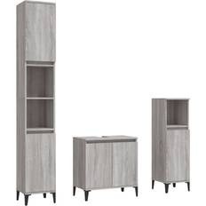 vidaXL Badrumsmöbler set 3