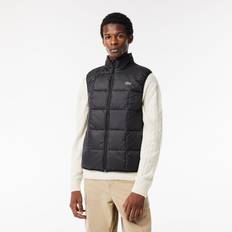 Lacoste Vests Lacoste Mens Logo Puffer Gilet - Black