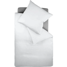 Bettbezüge Fleuresse Colours Interlock Jersey Bettwäsche-Garnitur Bettbezug Silber (200x135cm)