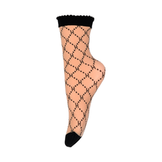 Beige Strømper Hype The Detail Logo Socks - Black/Tan