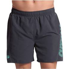 Arena Men's Swim Shorts Fundamentals Logo R - Asphalt/Water