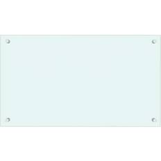vidaXL White Splash Guard 40cm