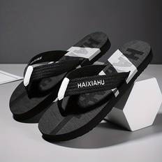 Men Flip-Flops Temu Men's Casual Flip Flops Colorblock Slides Pattern - Daily Wear